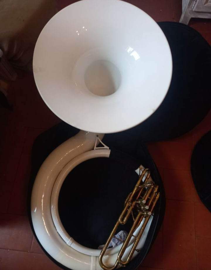 Soubassophone Old fibre blanc - Très bon état sur Zic Ethic